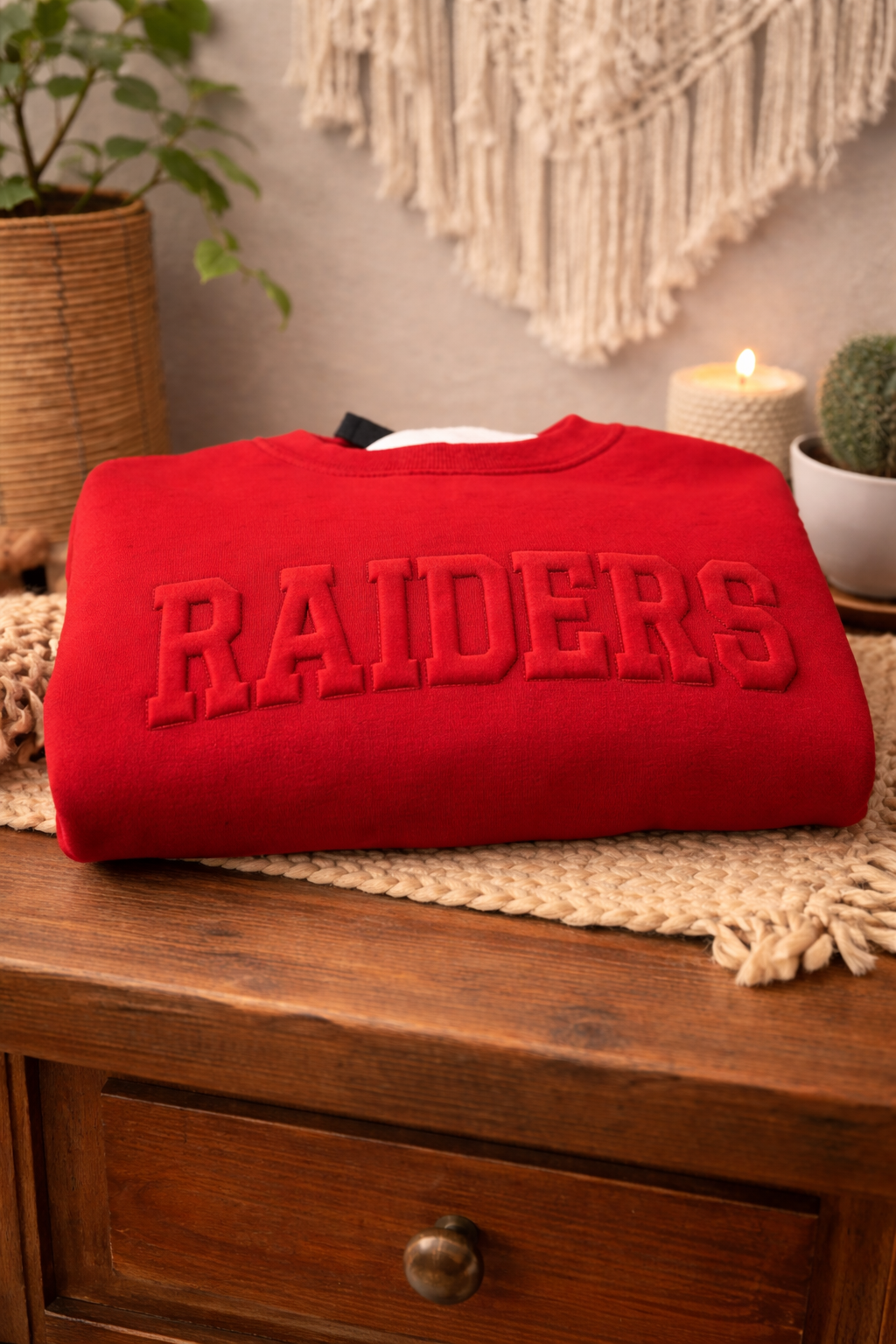 Custom Puff Embroidery Sweatshirt