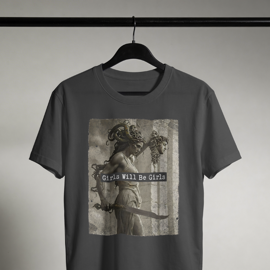 Girls Will Be Girls Graphic Tee | Dark Feminine Statement Shirt