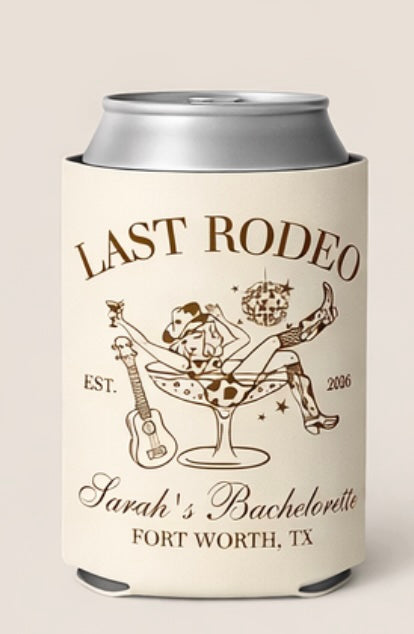 Last Rodeo Skinny Can Coolies