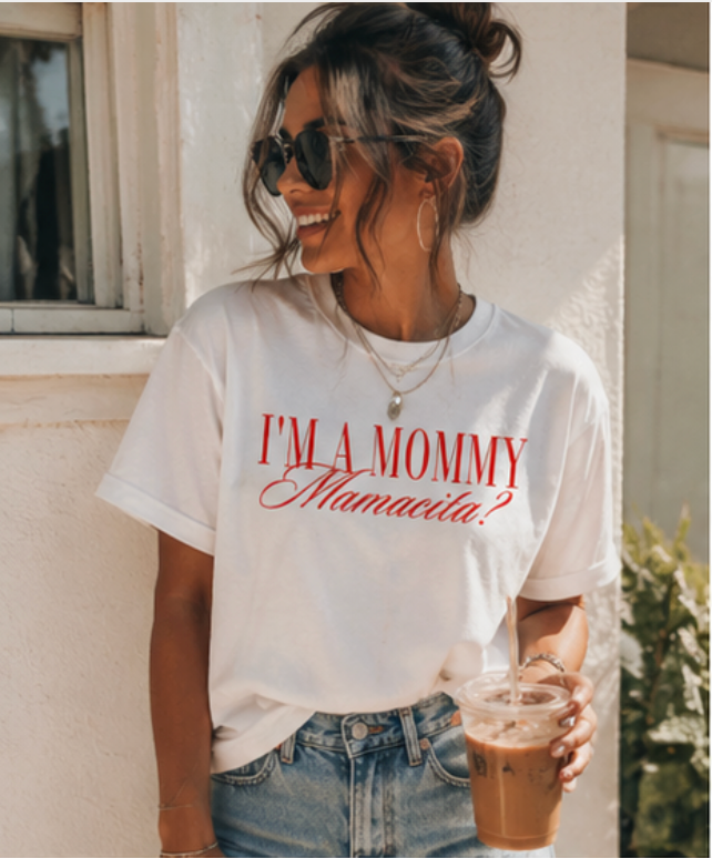 I’m a Mommy Mamacita Tee | Trendy Mom Shirt | Bold Red Graphic Tee